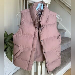 Great J. Crew puffer. Worn a couple times. Some spots just need a good wash.